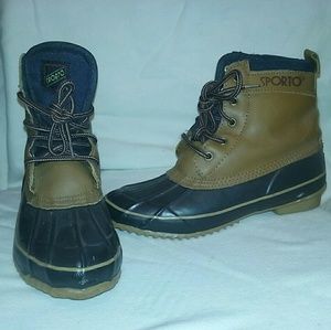 SPORTO Duck Boots Steel Shank Womens Size 7
